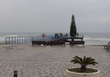 Kıbrıs adasında manzara.