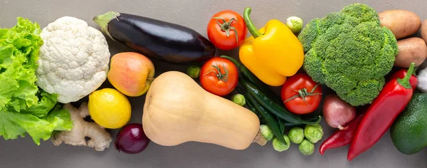 유기농 컨셉트 야채와 푸드와 샐러드 — 스톡 사진