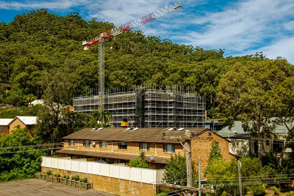 ゴスフォード ニューサウスウェールズ州 オーストラリア 2020年3月27日 建設中の40の新しい社会住宅ユニットの進捗状況を56 Beaneで構築する 聖編用シリーズの一部 — ストック写真