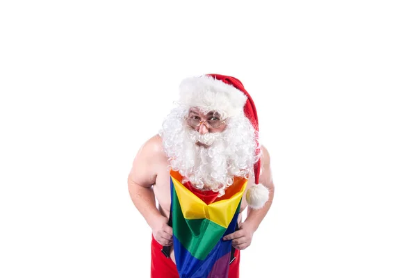 Igualdad Grasa Divertida Santa Claus —  Fotos de Stock