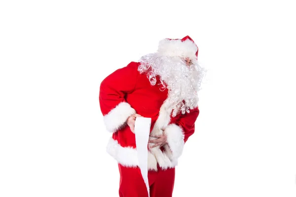 Babbo Natale Problemi Salute — Foto Stock