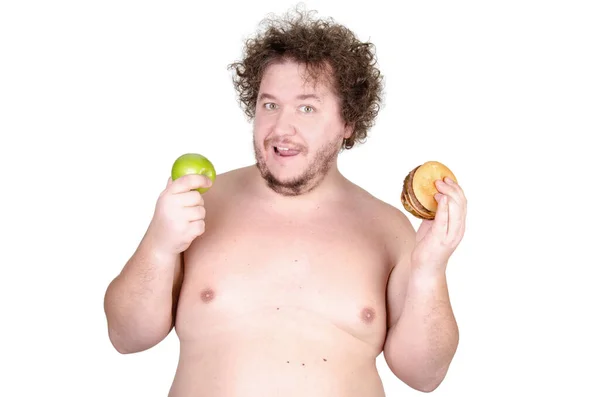 Fet Man Diet — Stockfoto