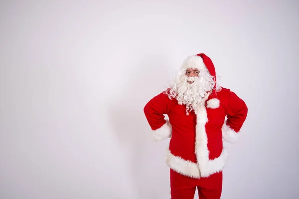 Situazioni Babbo Natale Grasso Divertente — Foto Stock