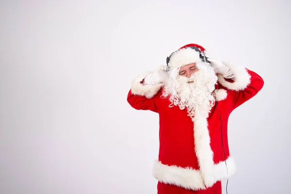 Situações Engraçado Gordura Papai Noel — Fotografia de Stock