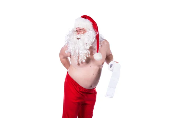 Viruses Health Problems Funny Santa — Stock Photo, Image