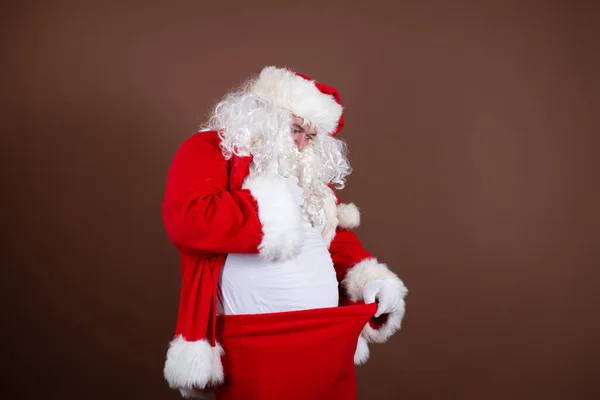 Funny Santa Claus Problemas Salud Masculinos —  Fotos de Stock