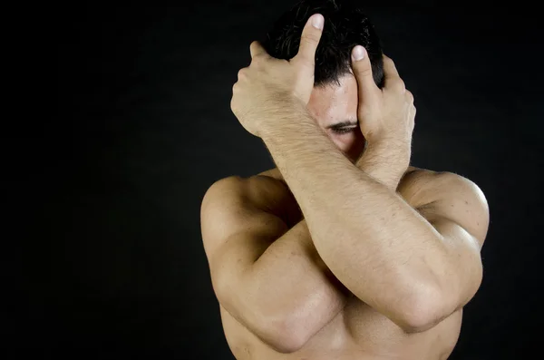 Handsome muscular guy. — Stock Photo, Image