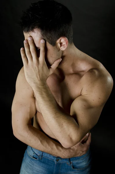 Handsome muscular guy. — Stock Photo, Image