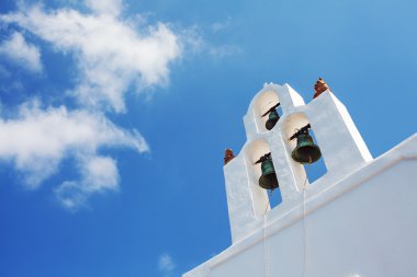 Santorini çan kulesi, Yunanistan.