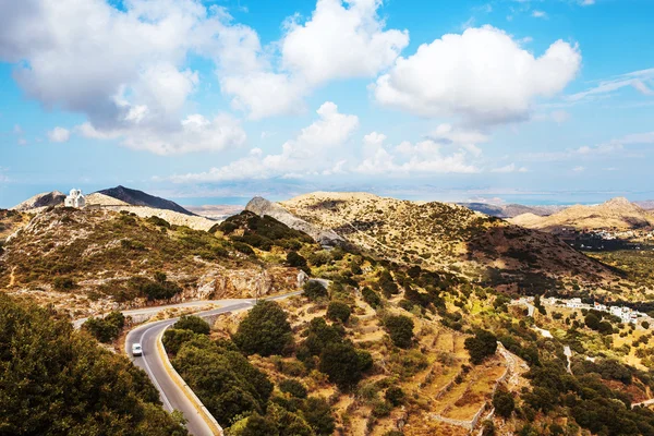 Naxos dağlar, Yunanistan.