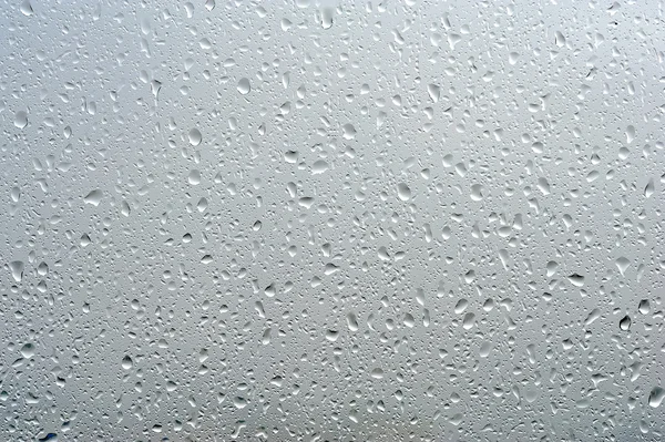 Rain drops on clear window — Stock Photo, Image