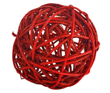 closeup makro görüntü üzerinde WHI izole güzel dekoratif Ball