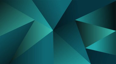 Soyut vektör arkaplanı. üçgen yeşil renk