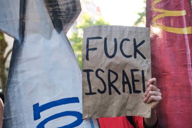 Buenos Aires, Argentina; October 7, 2025: massive protest in support of Palestine marking two years since the intensification of the Israeli Zionist genocide in Gaza.