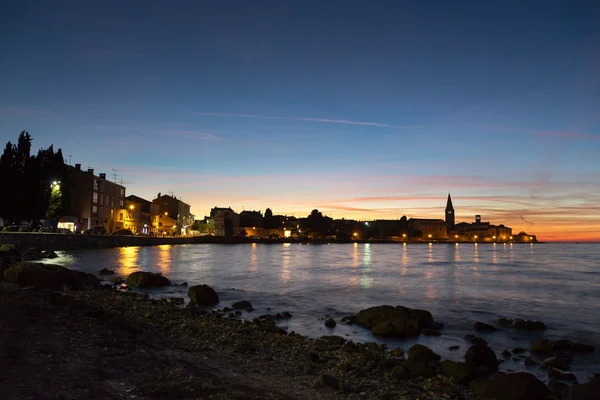 Stadtbild bei Sonnenuntergang — Stockfoto