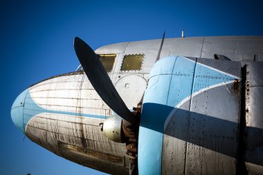 eski vintage jet motoru