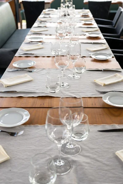 Conjunto de mesa elegante — Fotografia de Stock