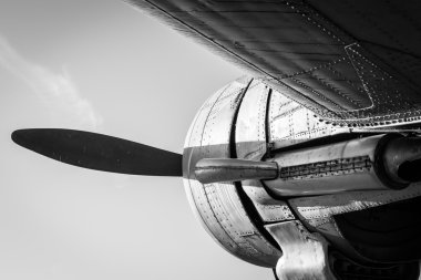 eski vintage jet motoru