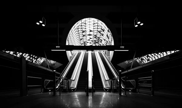 Interno moderno della metropolitana — Foto Stock