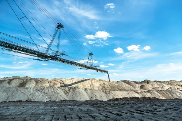 Mijnbouwmachines in de mijn — Stockfoto