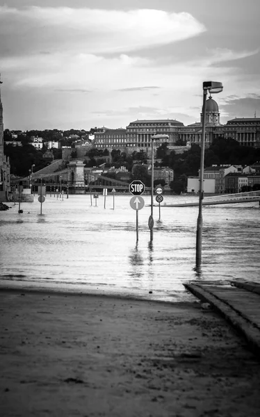 Zatopené terén v Evropě — Stock fotografie