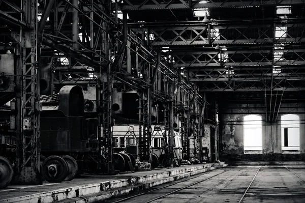 Construção industrial interior — Fotografia de Stock