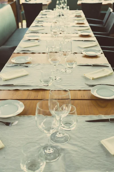 Elegant table set — Stock Photo, Image