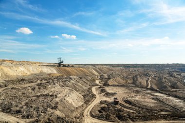 mayın makinesiyle manzara