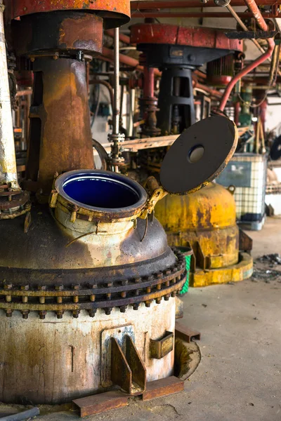 Industrial interior with storage tank — Stock Photo, Image