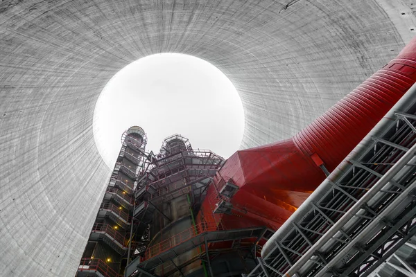 Interno della centrale termica — Foto Stock