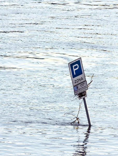 Terreno inundado en Europa —  Fotos de Stock