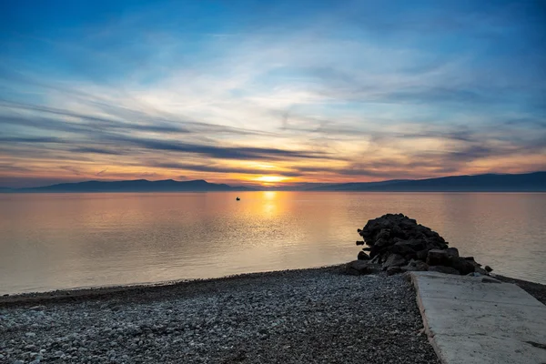 Beautiful landscape with sea and clouds — Stock Photo, Image