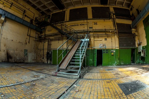 Dark industrial interior — Stock Photo, Image