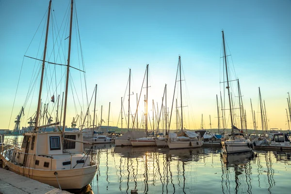 Porto al tramonto — Foto Stock