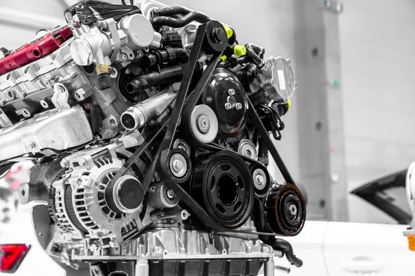 Motor de carro turbo — Fotografia de Stock