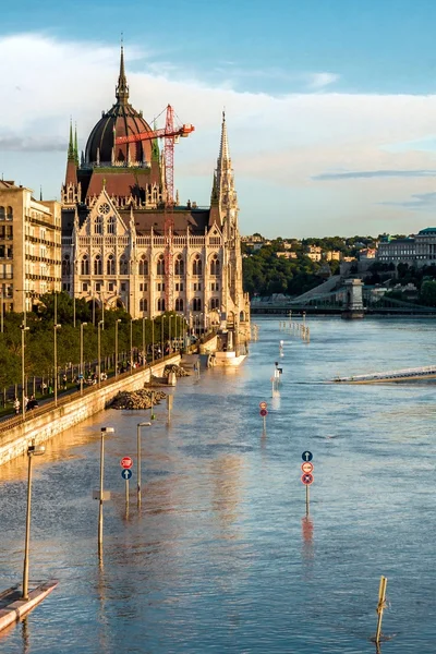 Terrain inondé en Europe — Photo