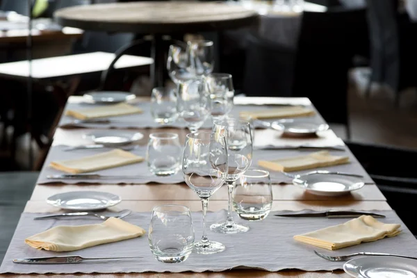 Elegant table set — Stock Photo, Image