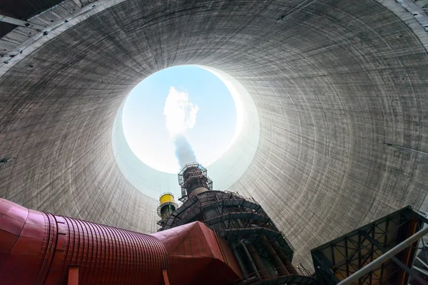 Interno della centrale termica — Foto Stock