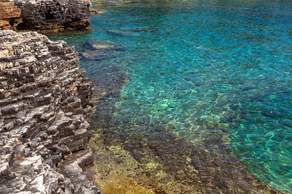 Αδριατική ακτογραμμή στην Κροατία — Φωτογραφία Αρχείου