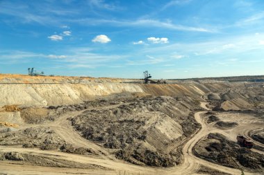 mayın makinesiyle manzara