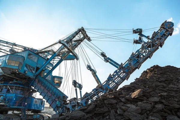 Madendeki madencilik makine — Stok fotoğraf