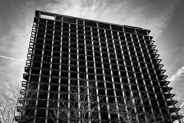 Outside of abandoned building — Stock Photo, Image