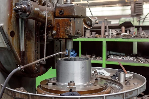 Industrielle Maschine in der Fabrik — Stockfoto