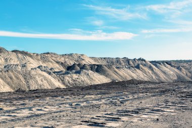 mayın makinesiyle manzara