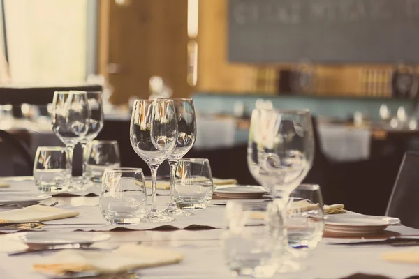 Elegant table set — Stock Photo, Image