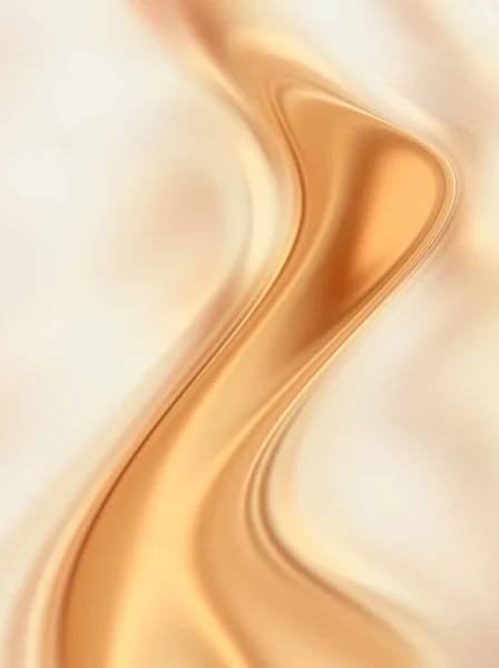 Abstract golden background. Golden wave surface 3d render. Chic yellow metal texture. Liquid gold.