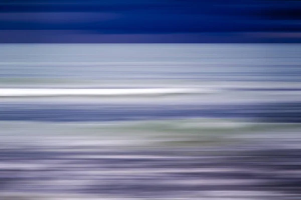 Fond abstrait du paysage marin, mouvement flou, longue exposition. — Photo