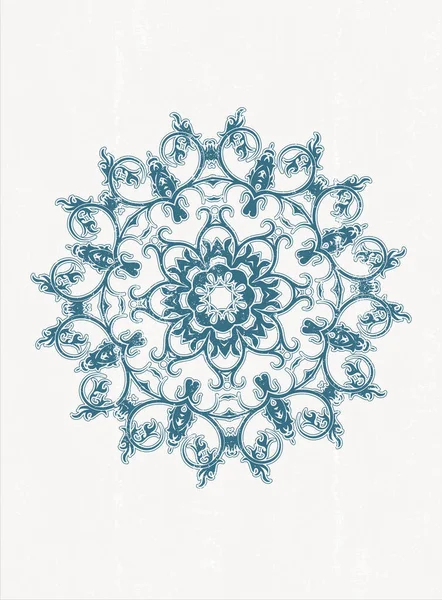 Abstraktní Sněhová Vločka Ornament Tisk Boho Minimalistický Tisknutelný Stěna Umění Royalty Free Stock Ilustrace
