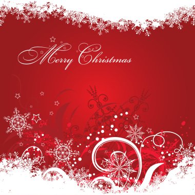 Şablon Noel tebrik kartı arka plan, vektör