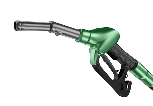 緑の燃料ノズル — ストック写真